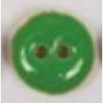 Træknap, Grøn 12 mm